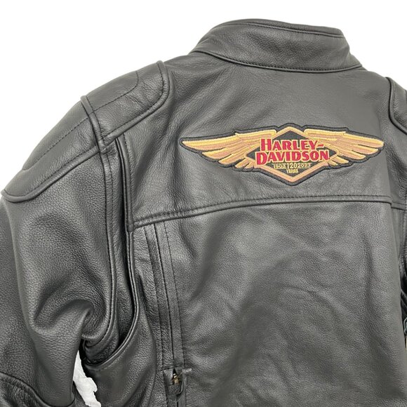 Harley-Davidson® Women’s Leather Motorcycle Jacket Small - Picture 7 of 15